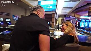 Date night turns into freaky threesome action.