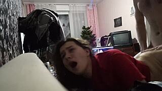 Oh man, my amateur step sister with those big boobs craves rough family sex so bad...