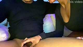 they do a sloppy suck and then fuck hard on the couch