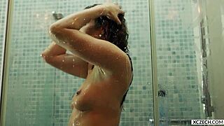 Wow, reina pornero takes a sexual shower with big tits milf action in bathroom 😍. xczech com captures the european mature babe getting wet.