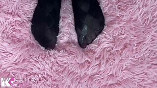 Caught Jerking Nylon Humiliation Bossy Blackmail Fantasy Joi Nylon Pussy Stuffing With Feet And Stockings