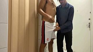 Passive Guy's Clothes Torn In Interracial Doggystyle Domination