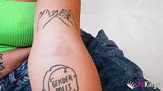 Transsexual Girl in Threesome