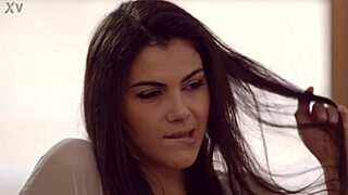 Valentina Nappi unwinds with monster cock in deepthroat blowjob and wet pussy licking until cum in mouth