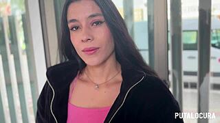 Torbe catches skinny Latina Rousse Black and fucks her dirty.