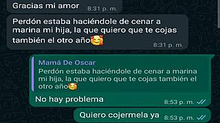 WhatsApp Chat With My Friend Oscar's Boss Leads To Me Fucking Her Again