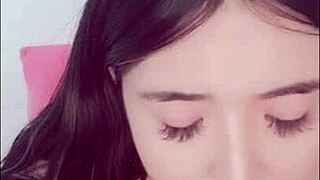 Asian webcam girl with big ass and small tits performs sexy bigo show in 2019 chat.