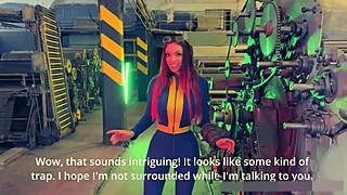 Vault dweller presents the ultimate life-changing arrangement with cosplay beauty in wet pussy action.