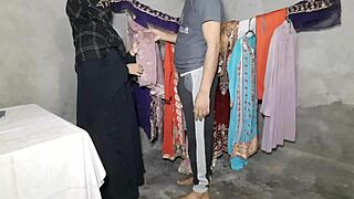 Hey, that Indian shop owner is totally banging his customer hard in the back room