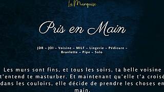 hey, getting handled by the french milf neighbor in this european audio porn with taboo vibes