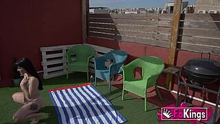 Oh man, I tried to seduce my hot neighbour but then got totally shocked by his huge cock.