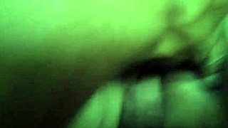 Watch how her wet creamy shaved pussy swallows his big fat cock whole!