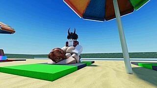 whats up with this special beach day featuring big ass and big tits action?