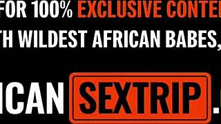 These amateur big booty ebony hotties dive into a homemade interracial threesome ride 🔥🍑