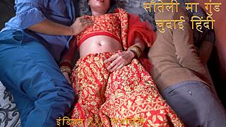 Indian step mom and step son fuck hard in hindi xxx!