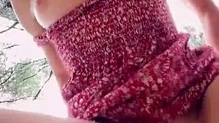 Hardcore anal picnic with petite 18+ angel Mia Bandini 😈 Blonde babe takes monster cock in forest nature sex.