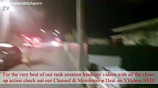 Why Would This Brazen Kiwi Trashy Bitch Get Pissed On Publicly On The Sidewalk As Motorist Yells Out