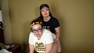 long clip showed double prego rimjob action in interracial style with extended duration for viewers