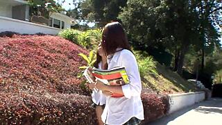 Are these shaven lesbos cali hayes and cassie laine diving into pussy with socks on