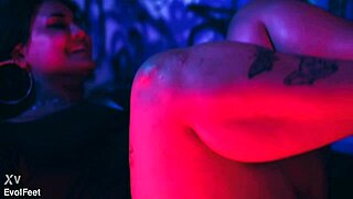 Will licking my soles with tickles get this horny Latina goddess moaning in femdom fetish play?