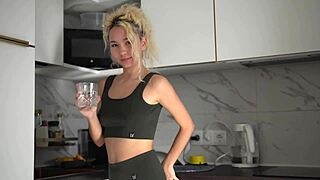 Watch this stunning Asian babe leap onto that massive cock for squirting ecstasy!