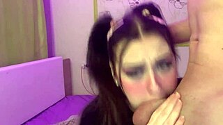 Oh My God, This Hardcore Sloppy Deepthroat Is Insanely Intense!