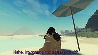 Fucking My Roblox Catgirl At The Beach