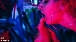 Will licking my soles with tickles get this horny Latina goddess moaning in femdom fetish play?