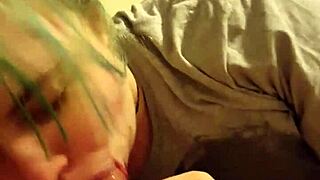 Subtle hints of pleasure in that first-time blowjob video experience