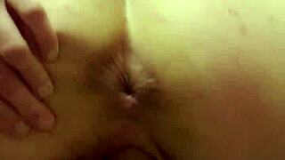 The blonde milf grabbed her huge dildo and rode it wildly until her tattooed pussy squirted everywhere