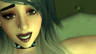 pov goth chick sex at party!