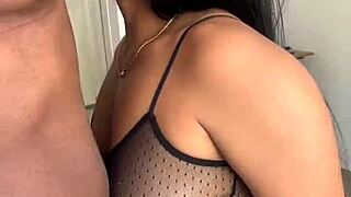 Cute Girl Sucks And Licks Nipples Non-Stop In Passionate Amateur Couple Session With Nysdel