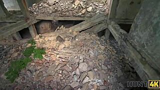 Horny Russian brunette teen cheats on boyfriend by fucking stranger in public outdoor pickup for cash