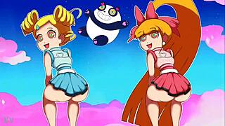 teenage powerpuff girls show off throwing it back in casual dance moves