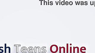 british teen 18+ tries first ever spitroast in homemade mmf group. she takes cumshot facial after deepthroat and pussy fucking.