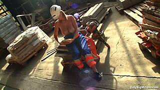 Shelby moon's huge natural boobs get playful at work