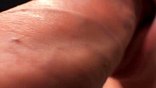 Horny brunette college teen masturbates her wet pussy alone with loud moaning to intense orgasm