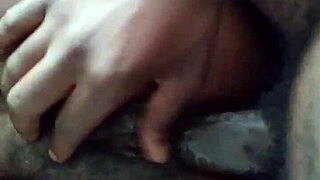 hairy phat pussy on this ebony milf is just wild 😈