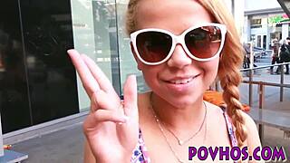 Hey, petite teen rides dick POV and gobbles cock in HD! 🍆💦