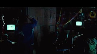 Sexy latina rides big black cock in cowgirl with bubble butt and shaved pussy