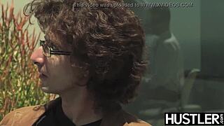 Stunning Lana Rhoades had her hairy pussy stretched wide by that rough fucking monster cock in cowgirl position.