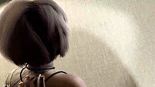 Nier Automata's 2B does a sexy striptease before getting fucked 😏