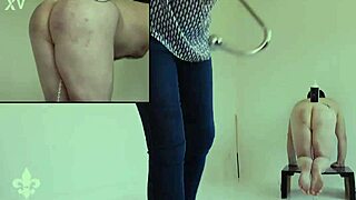 Hey slave, ready for part 1 where I cane your ass and fist it deep in this femdom bondage humiliation with orgasm punishment?