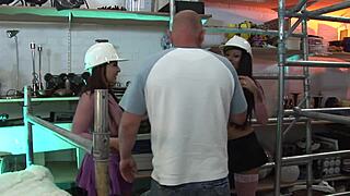 uh, like, me and these two hot euro milf sluts in fishnets get into group sex with deepthroat doggystyle and gaping anal fucking on the bed...