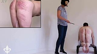 Hey slave, ready for part 1 where I cane your ass and fist it deep in this femdom bondage humiliation with orgasm punishment?