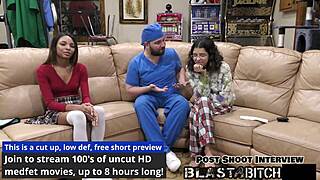 Solana fucked hard twice! Pussy blasted with huge creampie in shaved close up action!