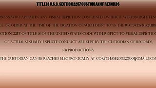 Oh yeah, check out my big tits bouncing in this webcam show, says Cory Chase.