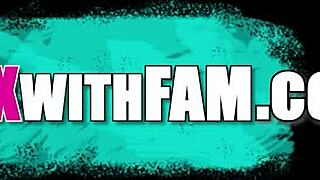 Brazilian stepaunt says let's do intercrural and outdoor standing with big tits deepthroat