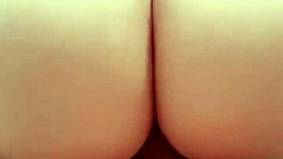 Watch this hot teen wife take anal pounding until cum fills her tight ass 😍