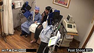 I become Doctor Tampa to test Eliza Shields with mandatory Hitachi orgasms as a human guinea pig